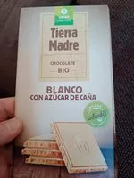 Mängden socker i Tierra madre, chocolate bio blanco con azúcar de caña