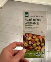 Mängden socker i Roast mixed vegetables