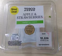 Mängden socker i Tesco Apple & Strawberries