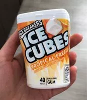 Mängden socker i Ice cubes gum, tropical freeze
