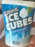Mängden socker i Ice breaker ice cubes peppermint