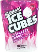 Mängden socker i Ice breakers ice cubes raspberry sorbet