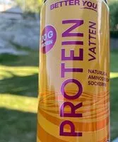 Mängden socker i Protein vatten passionsfrukt