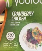 Mängden socker i Cranberry chicken with creamy potato bake