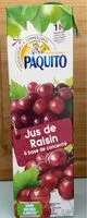 Mängden socker i Jus de raisin