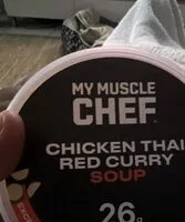 Mängden socker i Chicken thai red curry soup