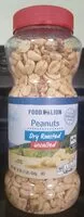 Mängden socker i Dry Roasted Unsalted Peanuts