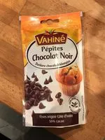 Mängden socker i Pépites chocolat noir