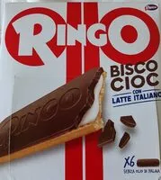 Mängden socker i Ringo bisco cioc