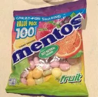 Mängden socker i Mentos Fruit