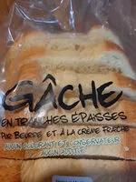 Mängden socker i Gâche en tranche épaisse