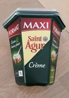 Mängden socker i Saint Agur Crème - maxi