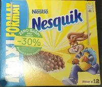 Mängden socker i Barre de cereales nesquik