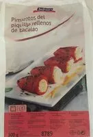 Mängden socker i Poivrons piquillos au cabillaud