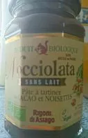 Mängden socker i nocciolata sans lait