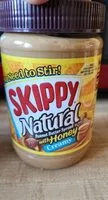 Mängden socker i Skippy Natural Peanut Butter with Honey