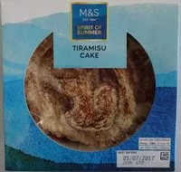 Mängden socker i Cake Tiramisu