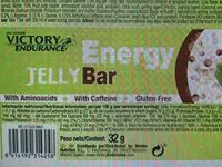 Mängden socker i Jelly energy bar