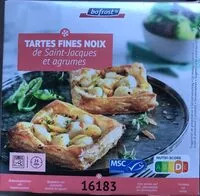 Mängden socker i Tartes fines noix de st jacques