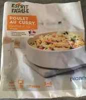 Mängden socker i Poulet au curry légumes et riz