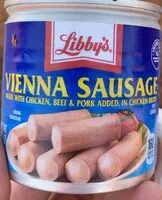 Mängden socker i Vienna sausage