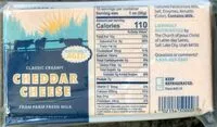 Mängden socker i Cheddar Cheese