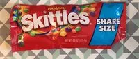 Mängden socker i skittles share size