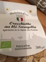 Mängden socker i Orecchiette au ble saragolla