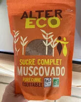 Mängden socker i Sucre Complet Muscovado