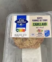 Mängden socker i Râpés pommes de terre cabillaud