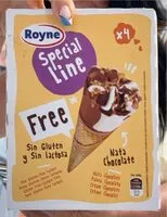 Mängden socker i Cream chocolate cones