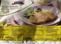 Mängden socker i Burger di fave, quinoa e curcuma