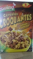 Mängden socker i Céréales CROQUANTES Caramel et Chocolat