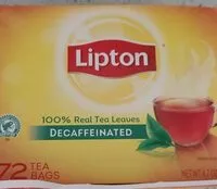 Mängden socker i Lipton decaffeinated tea