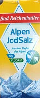Mängden socker i Alpen JodSalz