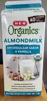Mängden socker i organic almond milk vanilla