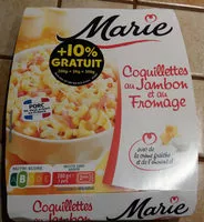 Mängden socker i coquillettes au jambon et au fromage