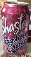 Mängden socker i Shasta Rasberry Creme Soda
