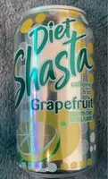 Mängden socker i Diet Shasta Grapefruit