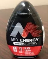 Mängden socker i Mio Energy Black Cherry