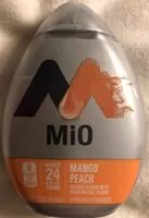 Mängden socker i Mio, liquid water enhancer, mango peach