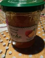 Mängden socker i confiture pêche