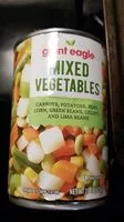 Mängden socker i Mixed vegetables