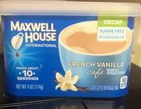 Mängden socker i Maxwell house