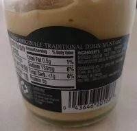 Mängden socker i Dijon originale gluten free