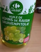 Mängden socker i Huile de pépins de raisin