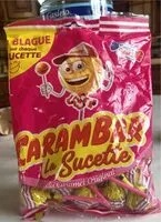 Mängden socker i Sucette carambar