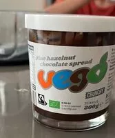 Mängden socker i Vegan Hazelnut Spread