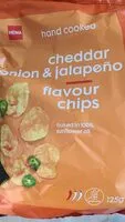 Mängden socker i Cheddar onion jalapeno chips