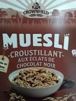 Mängden socker i Muesli croustillant aux éclats de chocolat noir
